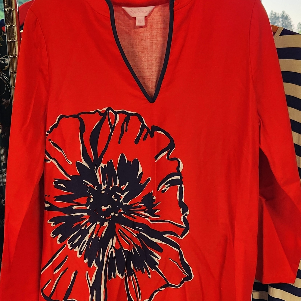 Lily Pulitzer Tunic Top, Large